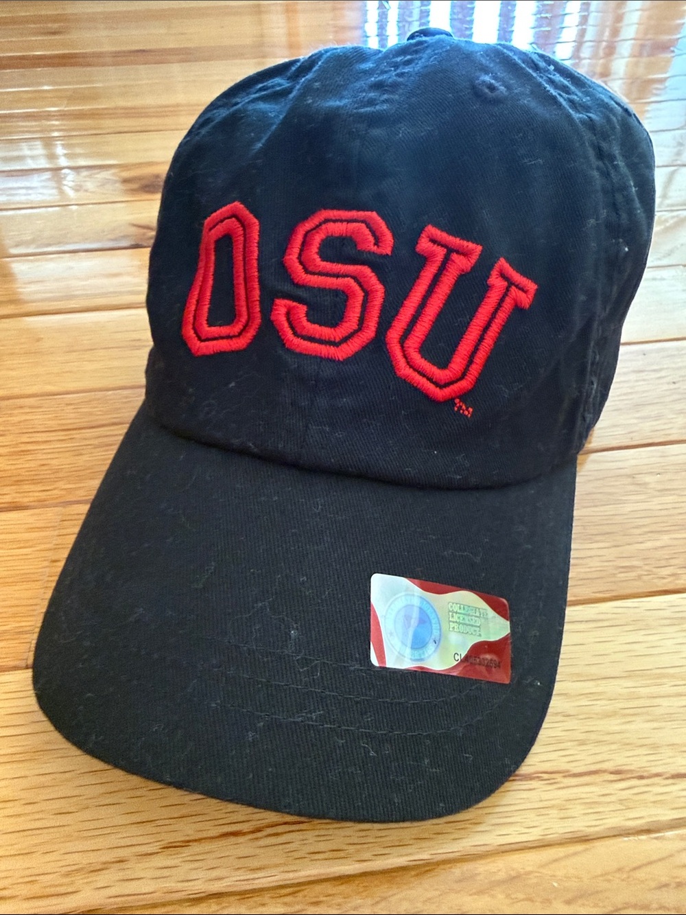 NWOT OSU Black and Red Embroidered Baseball Cap